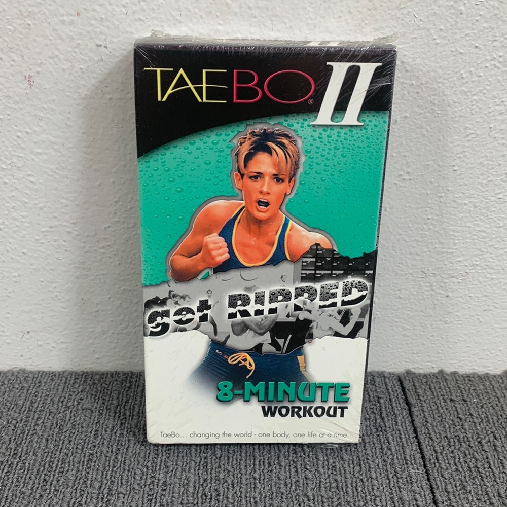 Billy Blanks TaeBo II Get Ripped 8 minute Workout (VHS, 2000) New Sealed